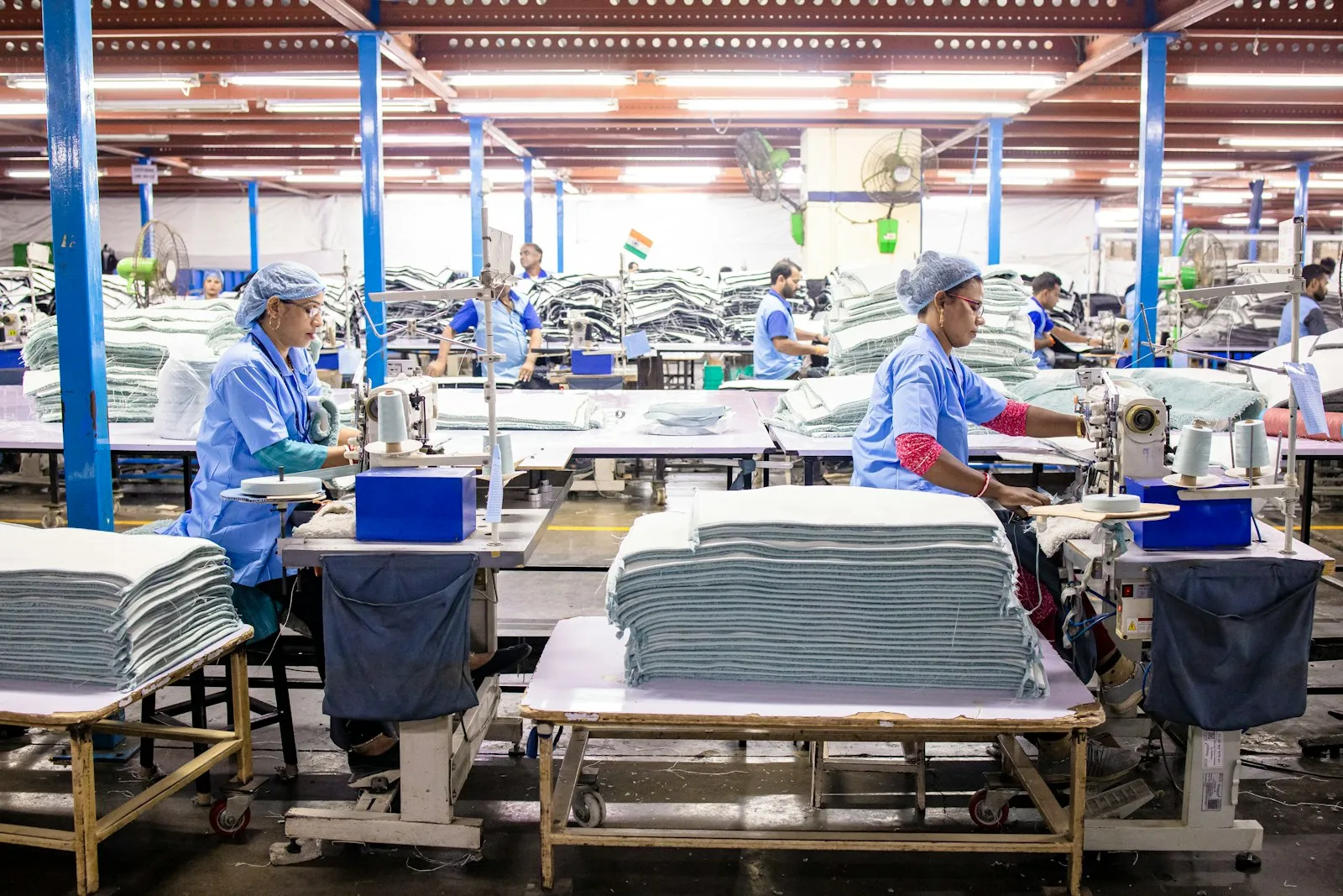 Sewing workshop at GRC Textile