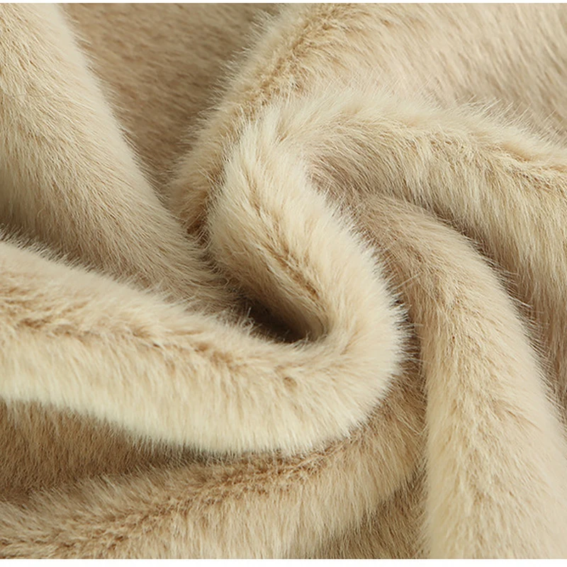 Rabbit Fur Fleece faux fur fabric